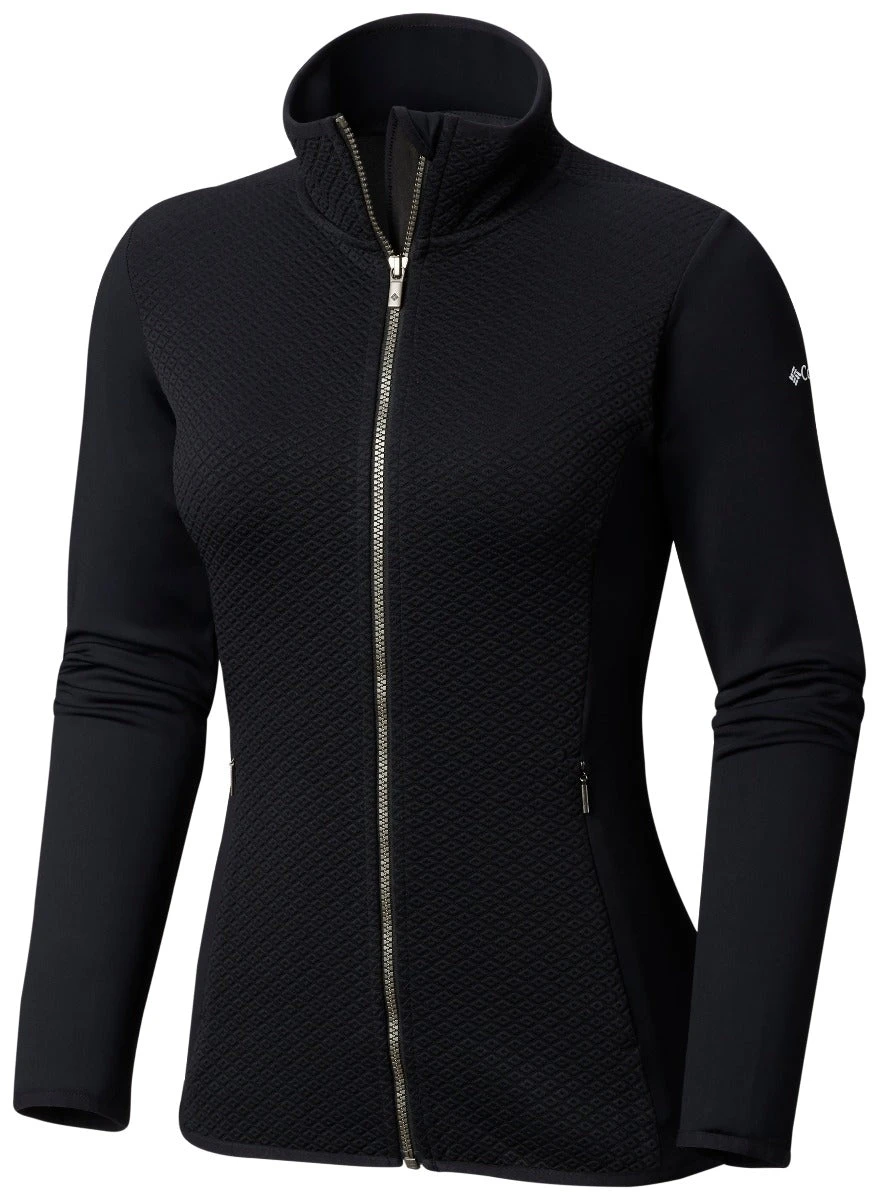 Columbia Roffe Ridge Full Zip Womens Fleece Black 2 Columbia Roffe Ridge Full Zip Womens Fleece Black - Image 2