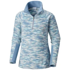 Columbia Glacial IV Print Half Zip Womens Pullover Dark Mirage