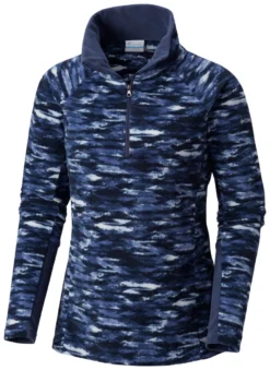 Columbia Glacial IV Print Half Zip Womens Pullover Eve Fractal -Railblaza Sale Store 1802161 593 f 2