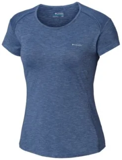 Columbia Firwood Camp Womens Tee Shirt Blue -Railblaza Sale Store 1840491 456 fblue 2
