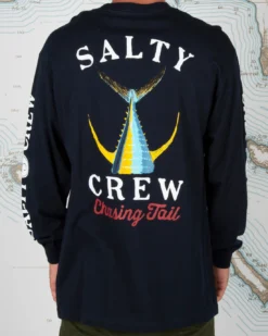 Salty Crew Tailed Long Sleeve Sun Shirt Navy 6 Salty Crew Tailed Long Sleeve Sun Shirt Navy -Railblaza Sale Store 20135036 NVY OMBACK 1100x 78ed0208 0a13 4185 a488 efd97a6c629f