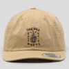 The Mad Hueys Let Us Live Twill Snapback Cap Hat Tan