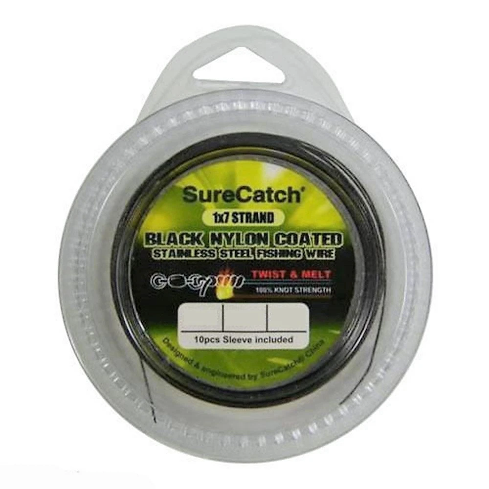 Sure Catch Nylon Coated Wire 10M 1 Sure Catch Nylon Coated Wire 10M