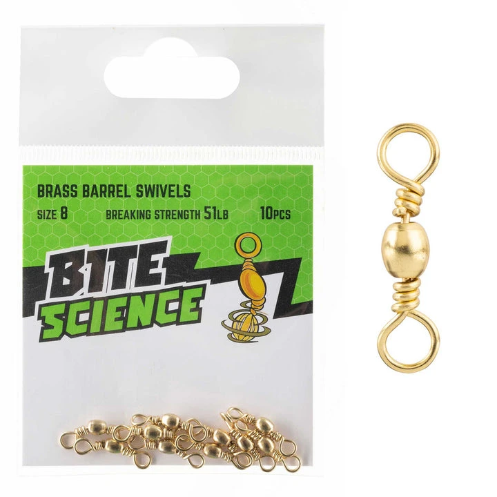 Bite Science Brass Barrel Swivel Value Pack 5 Bite Science Brass Barrel Swivel Value Pack - Image 5