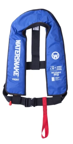 Watersnake Inflatable PFD Life Jacket Level 150 Adult Manual -Railblaza Sale Store 56023 watersnake blue inflatable pfd