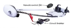 Watersnake Fierce 54lb 48 Remote Bow Mount Electric Trolling Motor
