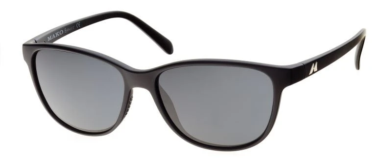 Mako Islands II Matte Black Frame Glass Lens Polarised Sunglasses 2 Mako Islands II Matte Black Frame Glass Lens Polarised Sunglasses - Image 2