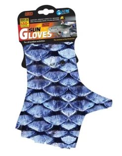 AFN Sun Gloves -Railblaza Sale Store AFN Sun Gloves Blue Scales