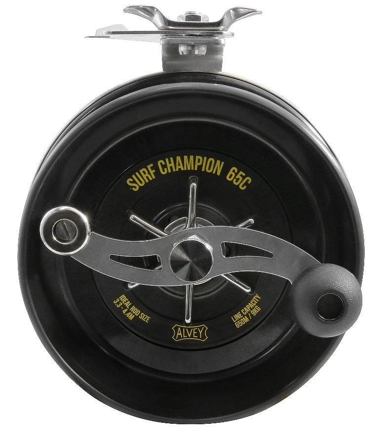 Alvey 65C Stainless Steel Non Reverse Drag Sidecast Reel 1 Alvey 65C Stainless Steel Non Reverse Drag Sidecast Reel
