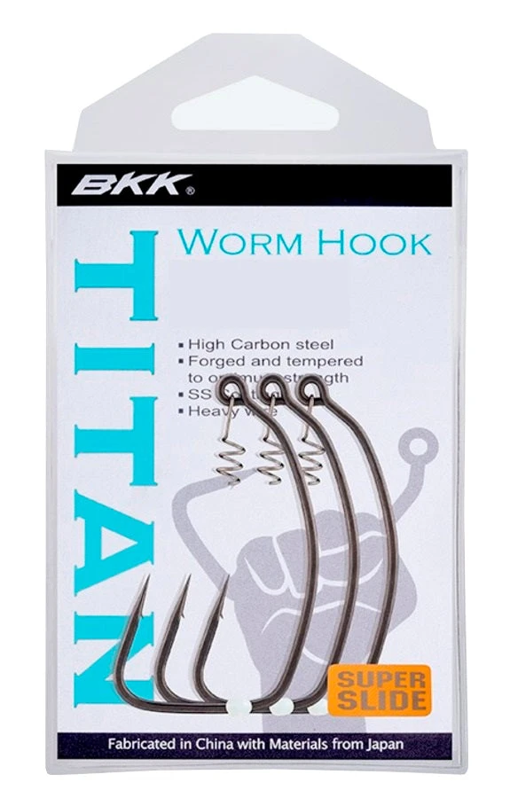 BKK Titan Ultra Duty Unweighted Weedless Worm Hook 1 BKK Titan Ultra Duty Unweighted Weedless Worm Hook
