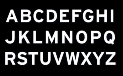 Boat Registration Rego Letter Sticker Pair 6-7.9 Inches -Railblaza Sale Store BLARegistration200mmRegoStickerPair LettersWhite