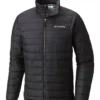 Columbia Powder Lite Mens Black Snow Jacket