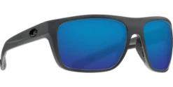 Costa Del Mar Broadbill Matt Grey Frame Polarised Sunglasses - Blue Mirror 580G