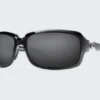 Costa Del Mar Isabela Black Frame 580g Silver Mirror Glass Lens Polarised Performance Sunglasses