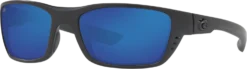 Costa Del Mar Whitetip Blackout Frame Blue Mirror Glass 580G Lens Polarised Performance Sunglasses - Mega Clearance