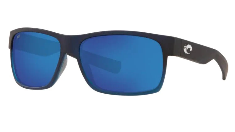 Costa Half Moon Bahama Blue Fade Frame Polarised Sunglasses - Blue Mirror 580G 1 Costa Half Moon Bahama Blue Fade Frame Polarised Sunglasses - Blue Mirror 580G