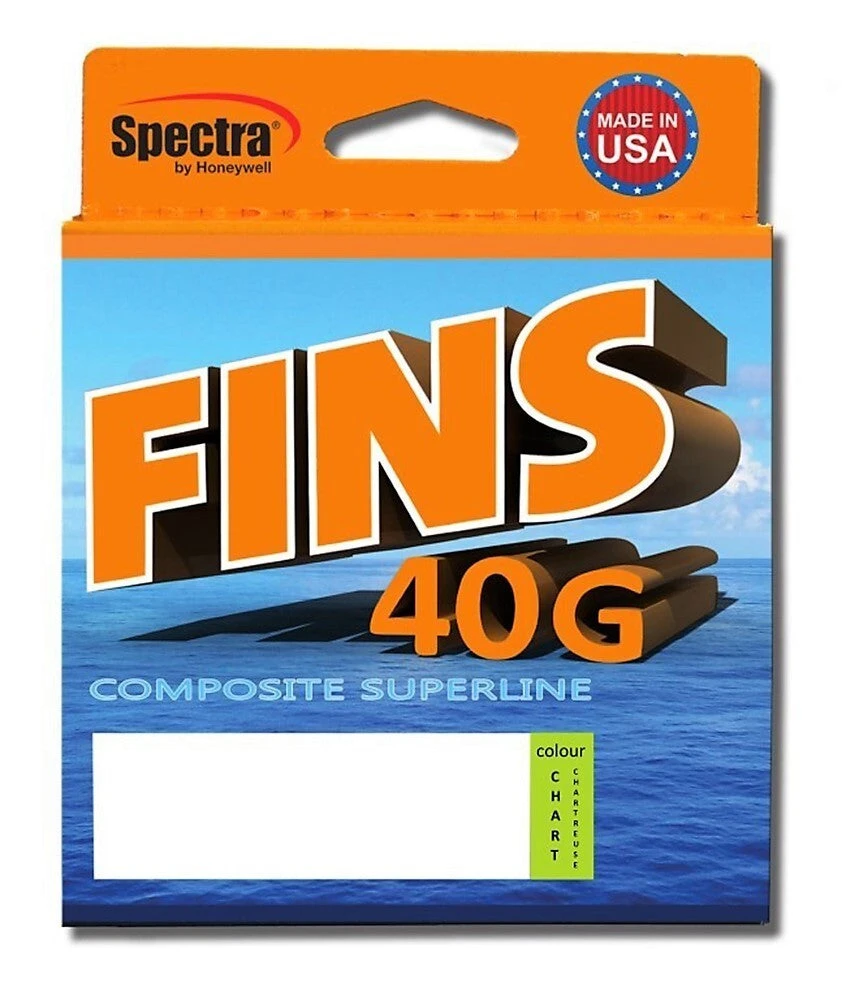 Fins 40G Chartreuse Braided Fishing Line - 150yd 2 Fins 40G Chartreuse Braided Fishing Line - 150yd - Image 2