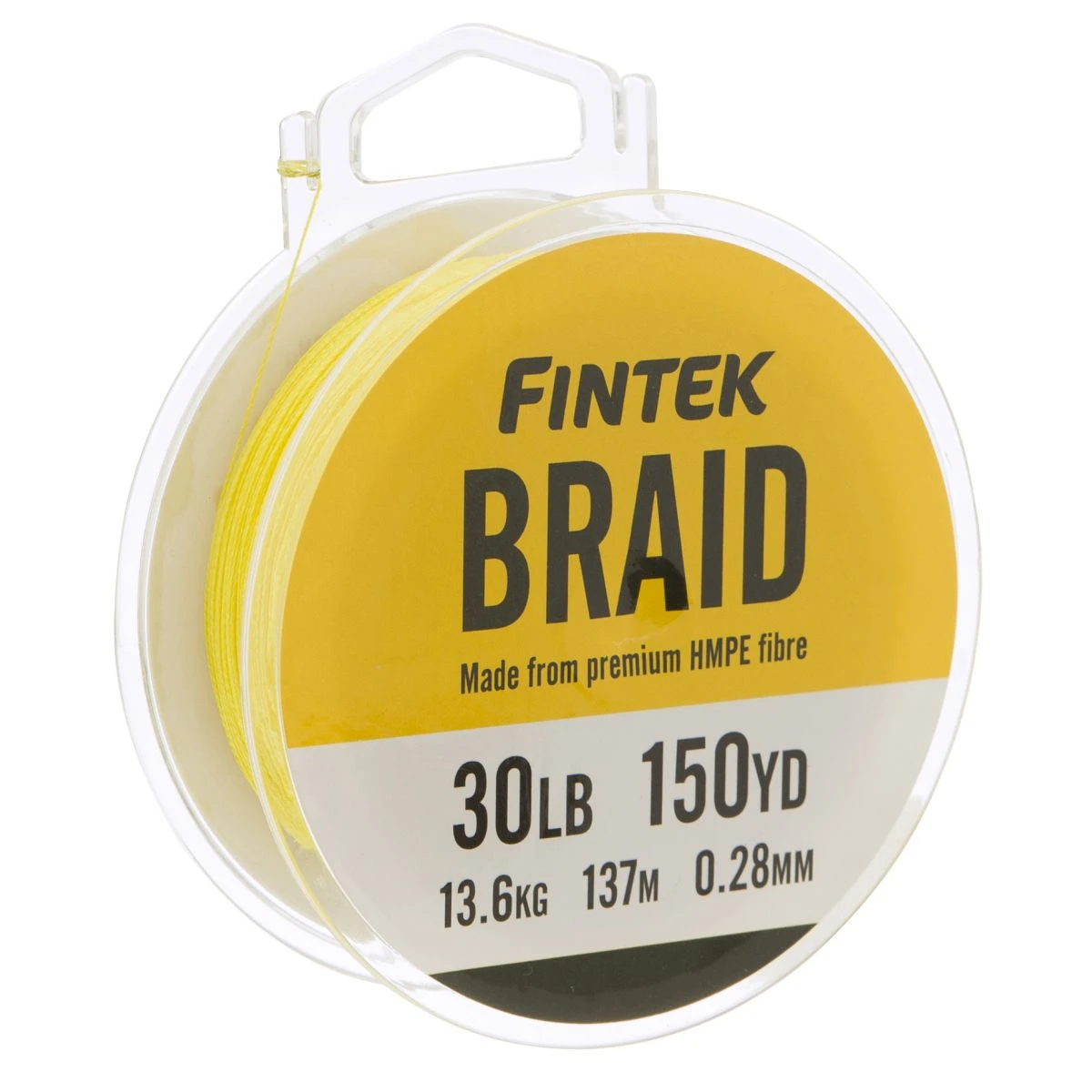 Fintek Braided Fishing Line Yellow 150yd 30lb - Mega Clearance 1 Fintek Braided Fishing Line Yellow 150yd 30lb - Mega Clearance