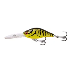 Fishcraft Hound Dog 65mm Hard Body Lure 12 Fishcraft Hound Dog 65mm Hard Body Lure -Railblaza Sale Store Fishcraft Hound Dog 65mm Hard Body Lime Tiger