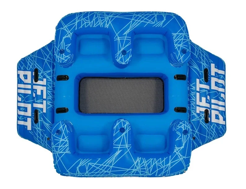 Jetpilot 4 Person Party Island Inflatable Watercraft Blue 2 Jetpilot 4 Person Party Island Inflatable Watercraft Blue - Image 2