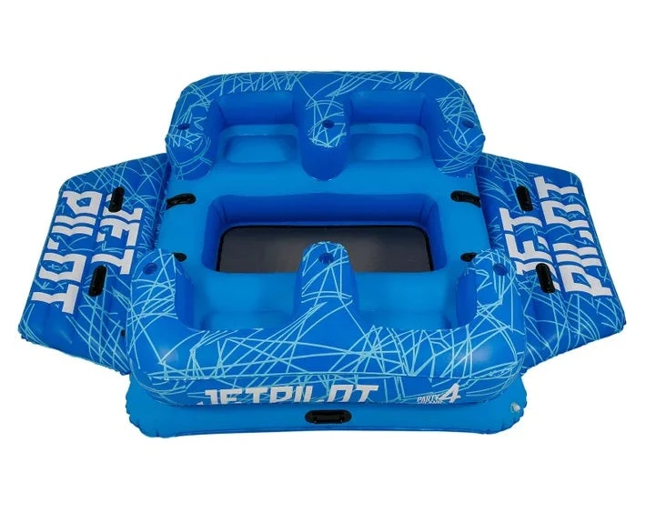 Jetpilot 4 Person Party Island Inflatable Watercraft Blue 1 Jetpilot 4 Person Party Island Inflatable Watercraft Blue