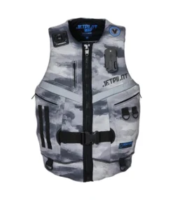 Jetpilot Venture Mens Neo Neoprene Life Jacket PFD Vest Grey Camo