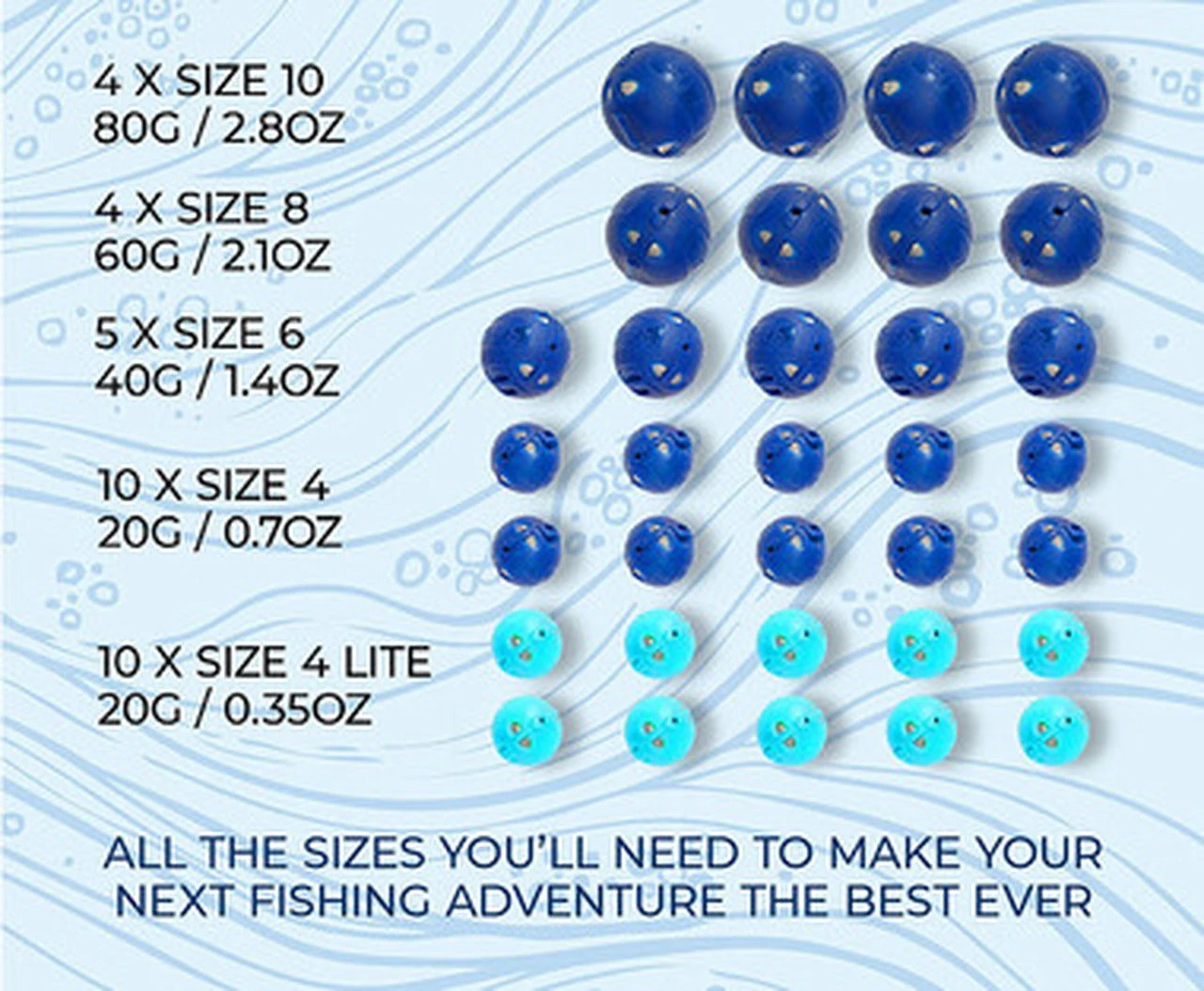 Klik Sinkers Easy Change Clip Snap On Ball Sinker Value Tube 5 Klik Sinkers Easy Change Clip Snap On Ball Sinker Value Tube - Image 5