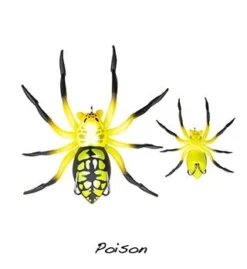 Lunkerhunt Phantom Spider Surface Walker Lure -Railblaza Sale Store Lunkerhunt Phantom Spider Walker Lure Poison