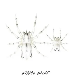 Lunkerhunt Phantom Spider Surface Walker Lure -Railblaza Sale Store Lunkerhunt Phantom Spider Walker Lure White Wolf
