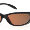 Mako Sleek XL Matte Black Frame Glass Lens Polarised Sunglasses