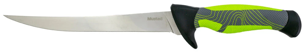 Wilson Mustad Green 8 Inch Fillet Knife - Mirror Polish 1 Wilson Mustad Green 8 Inch Fillet Knife - Mirror Polish