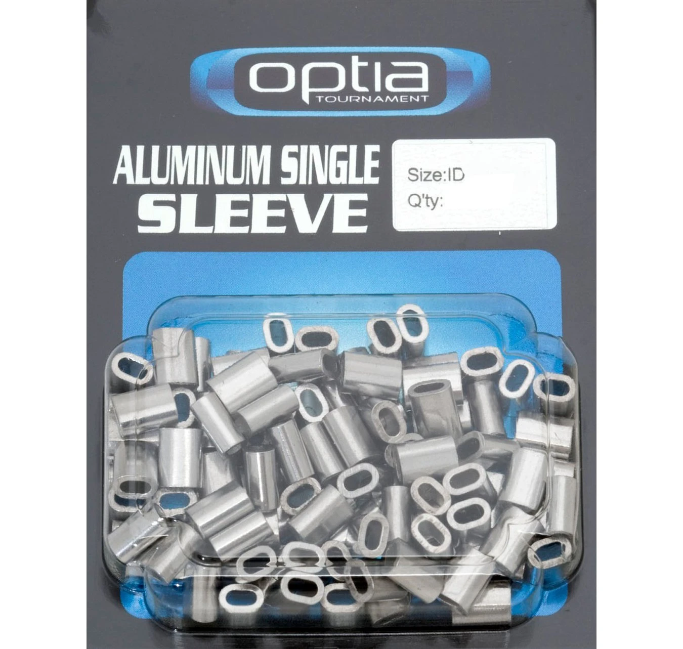 Optia OP064 Mini Aluminium Single Crimp Sleeve Bulk Value 25 Pack 1 Optia OP064 Mini Aluminium Single Crimp Sleeve Bulk Value 25 Pack