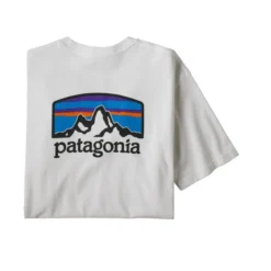 Patagonia Mens Fitz Roy Horizons Responsibili-Tee Shirt -Railblaza Sale Store Patagonia Mens Fitz Roy Horizons Responsibili Tee Shirt White