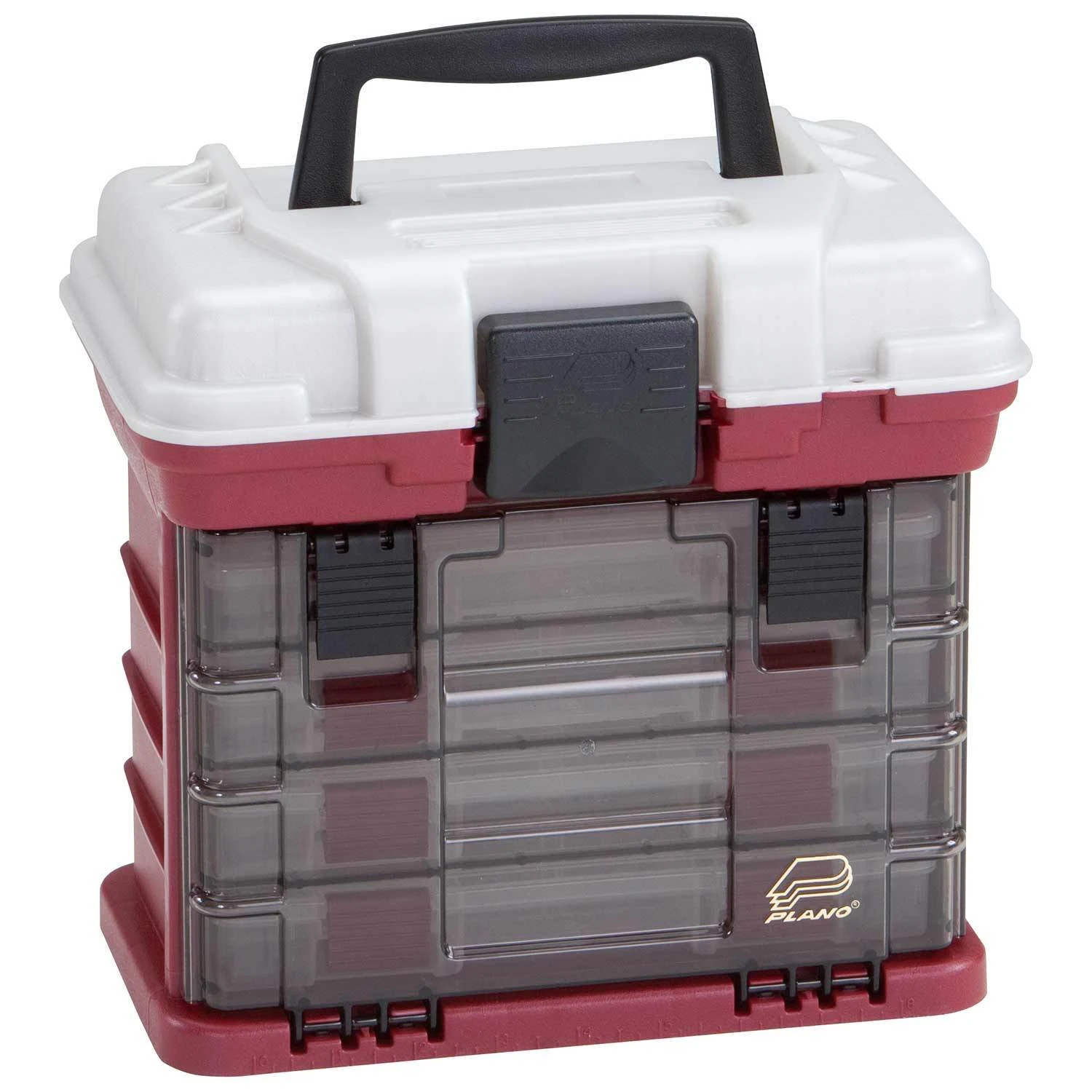 Plano 1561093 135402 4-by Rack 3500 Hard System Tackle Storage Box - Red 2 Plano 1561093 135402 4-by Rack 3500 Hard System Tackle Storage Box - Red - Image 2