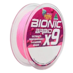 Platypus X9 Bionic Braided Pink Fishing Line - 150m