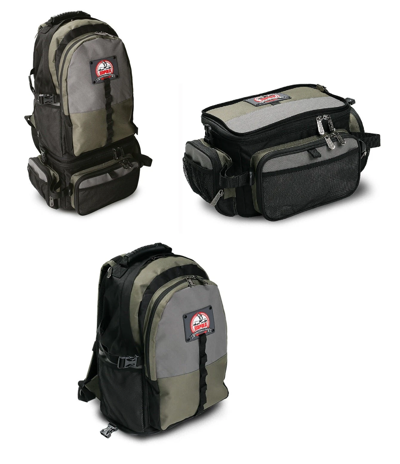 Rapala 3 In 1 Combo Fishing Tackle Storage Backpack 46002-1 1 Rapala 3 In 1 Combo Fishing Tackle Storage Backpack 46002-1