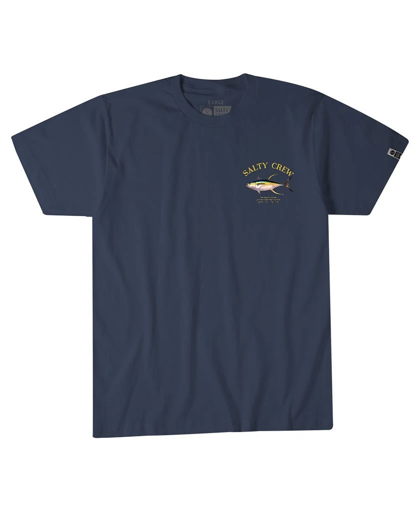 Salty Crew Ahi Mount Short Sleeve Tee - Navy 1 Salty Crew Ahi Mount Short Sleeve Tee - Navy