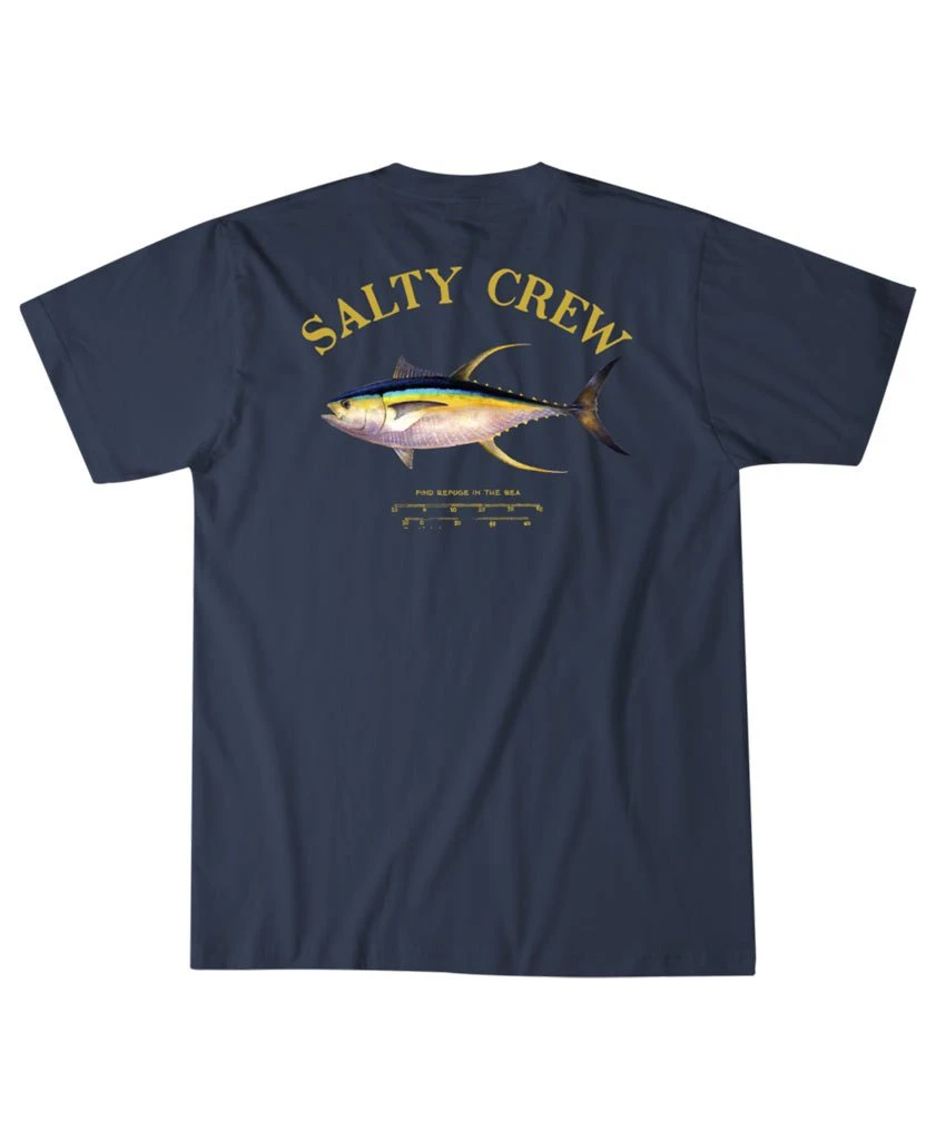 Salty Crew Ahi Mount Short Sleeve Tee - Navy 2 Salty Crew Ahi Mount Short Sleeve Tee - Navy - Image 2