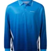 Shimano Corporate Sublimated Long Sleeve Fishing Jersey Shirt - Cyan