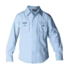 Shimano Tackleworld Blue Long Sleeve Vented Fishing Shirt Kids