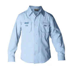 Shimano Tackleworld Blue Long Sleeve Vented Fishing Shirt Kids -Railblaza Sale Store Shimano Tackleworld LS Vented Shirt Kids Blue c8ba1af1 d90b 4c57 a1a6 1b489ee10587