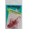 Shinto Pro SH031 Carlisle Red Long Shank Bloodworm Hook Bulk Value Pack