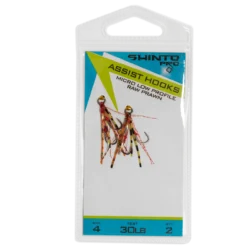 Shinto Pro Micro Assist Hooks -Railblaza Sale Store Shinto Pro Micro Assist Hooks Raw Prawn