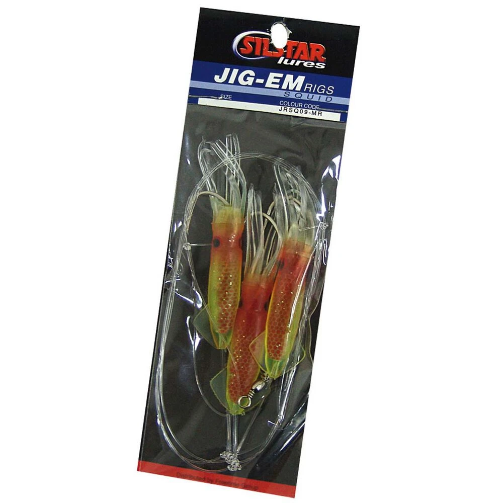 Silstar Jig Em Squid Pre Tied Rig 3 Silstar Jig Em Squid Pre Tied Rig - Image 3