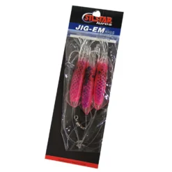 Silstar Jig Em Squid Pre Tied Rig 14 Silstar Jig Em Squid Pre Tied Rig -Railblaza Sale Store Silstar Jig Em Squid Pre Tied Rig pinkblue hi res