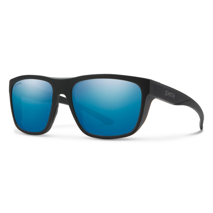 Smith Optics Barra Matte Black Frame Glass Blue Mirror Lens Polarised Performance Sunglasses 1 Smith Optics Barra Matte Black Frame Glass Blue Mirror Lens Polarised Performance Sunglasses