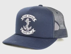 The Mad Hueys Anchor Foam Trucker Navy Cap Hat - H222M06002