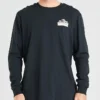 The Mad Hueys Tropic Captain Long Sleeve Tee - Black