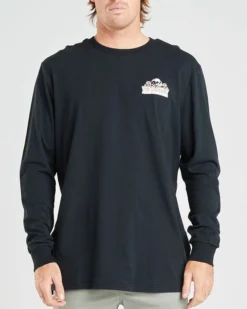 The Mad Hueys Tropic Captain Long Sleeve Tee - Black