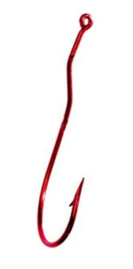 Tru Turn 063 Red Worm Long Shank Hook 2 Tru Turn 063 Red Worm Long Shank Hook - Image 2